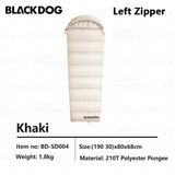 BLACKDOG hooded trapezoidal sleeping bag