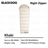 BLACKDOG hooded trapezoidal sleeping bag