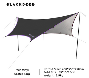 Yun vinly coated tarp - **Black - اللون اسود**