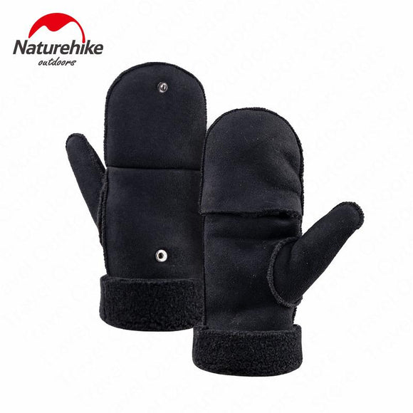 Winter Gloves Thicken Ultralight Fur Warm Cover Gloves 